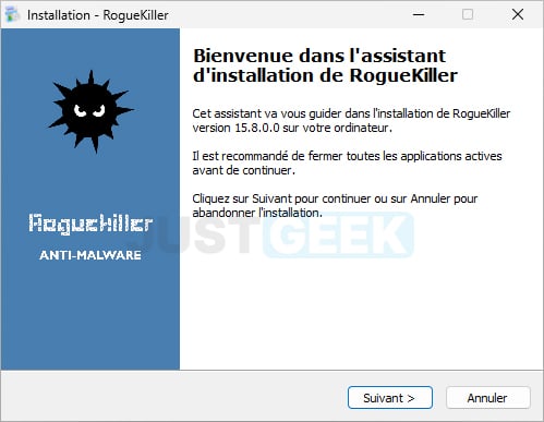 Installer RogueKiller AntiMalware