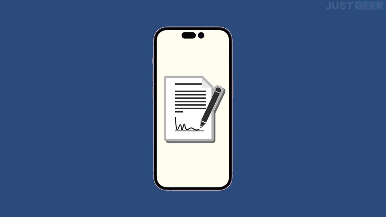 Signer un document sur iPhone