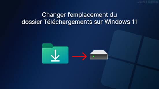 Changer l'emplacement du dossier Téléchargements sur Windows 11