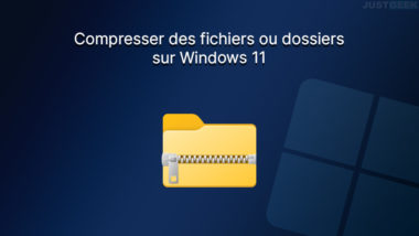 Comment compresser des fichiers ou dossiers sur Windows 11