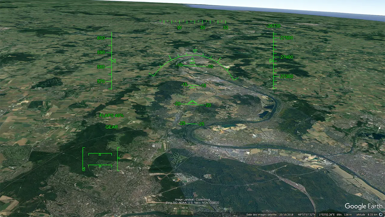 Flight Simulator (Google Earth)