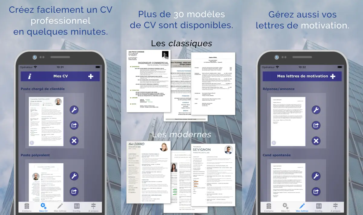 GIGA-CV : une application pour créer un CV facilement et rapidement