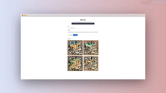 Quirky, un outil gratuit pour créer des QR Codes artistiques