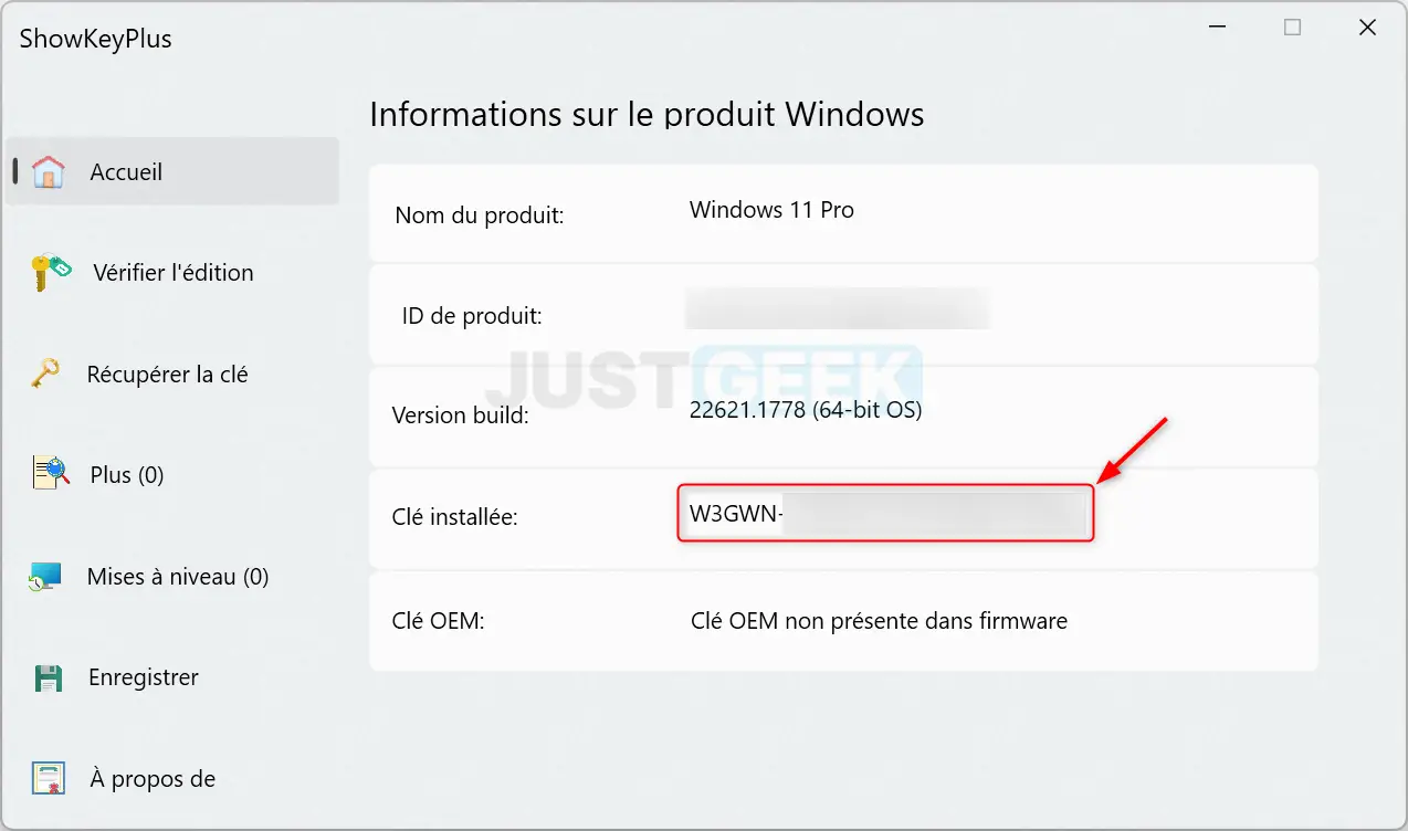 Licences (clé de produit) gratuites pour installer Windows 11