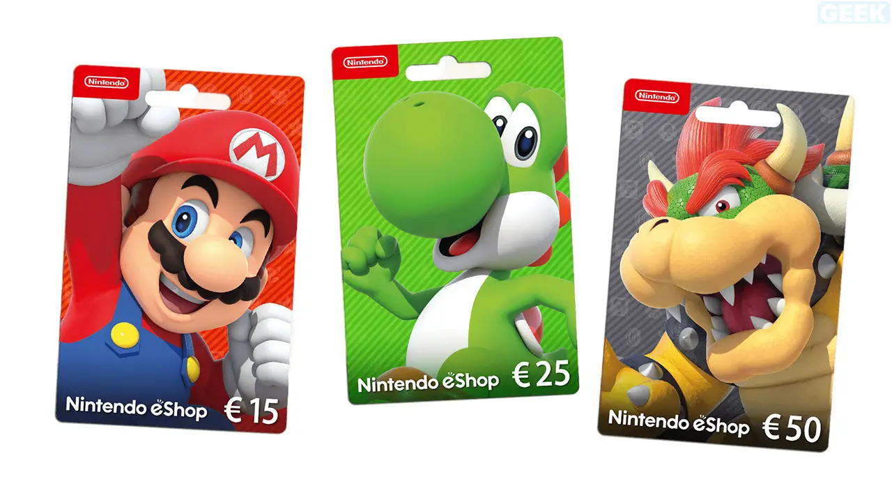 Carte Nintendo eShop