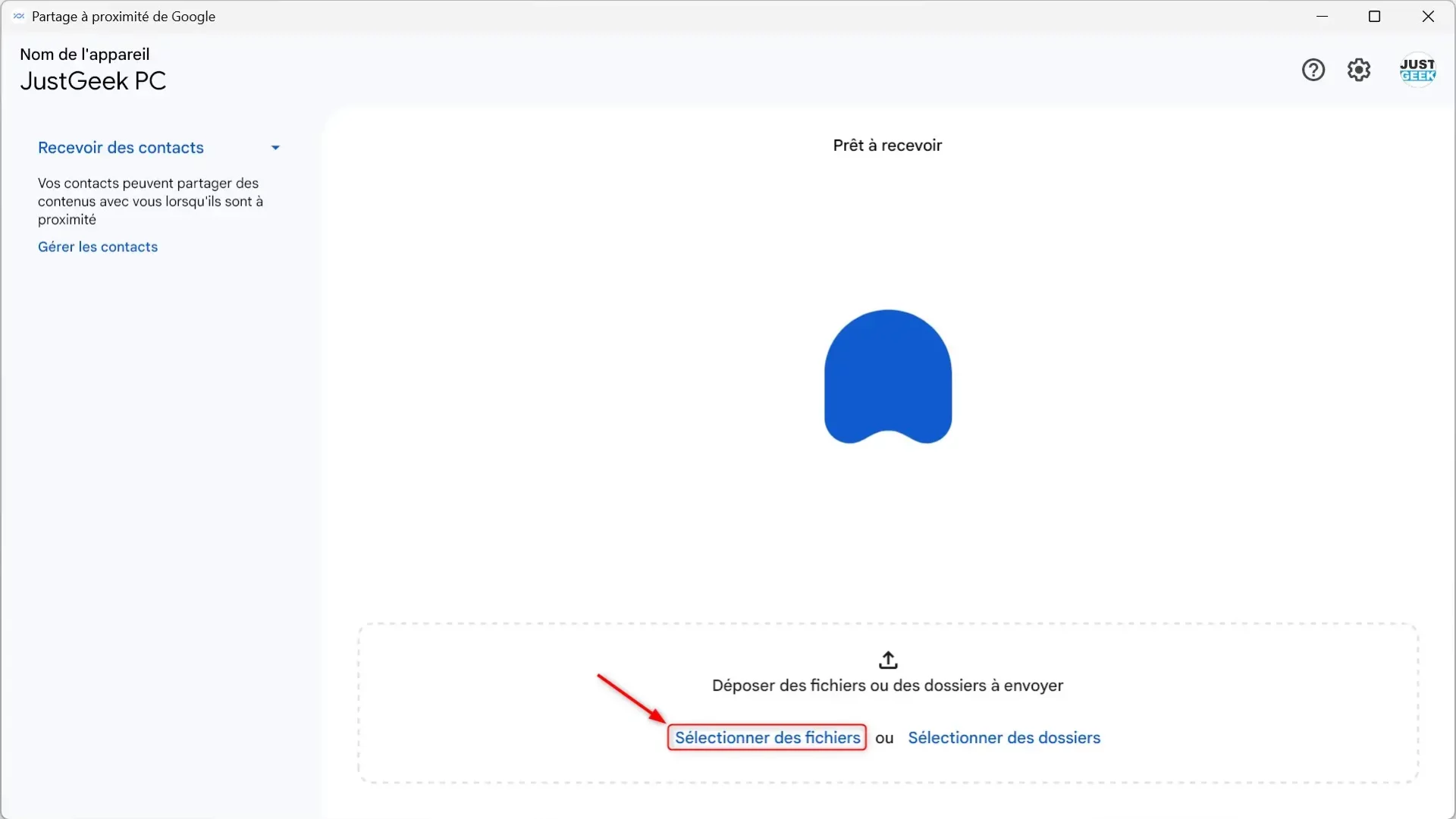 Partager des fichiers entre un smartphone Android et un PC Windows avec Nearby Share