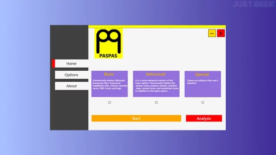 PASPAS : logiciel de nettoyage PC open source