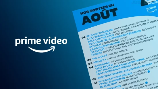 Amazon Prime Video : les films et séries à voir en août 2023