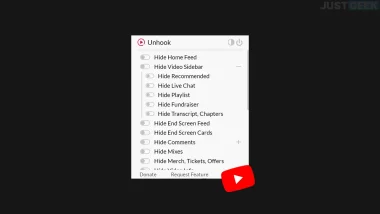 Personnaliser l'interface web de YouTube avec Unhook