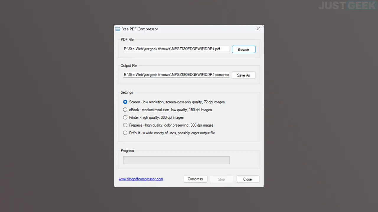 Free PDF Compressor