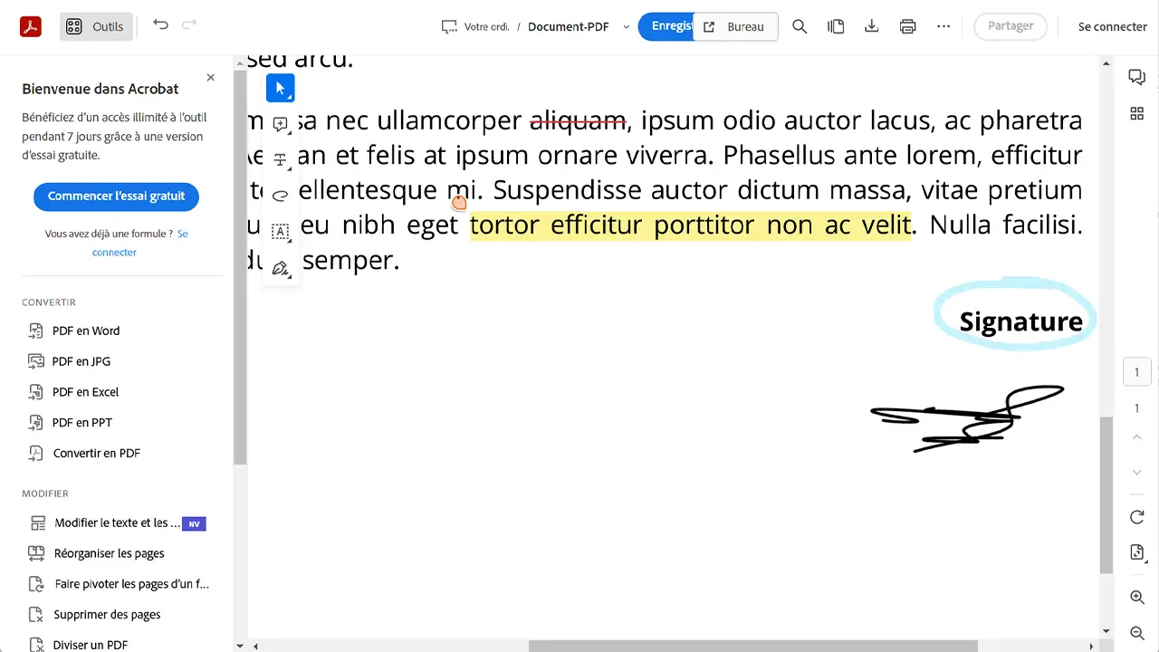Adobe Acrobat : Des outils PDF pratiques dans votre navigateur web