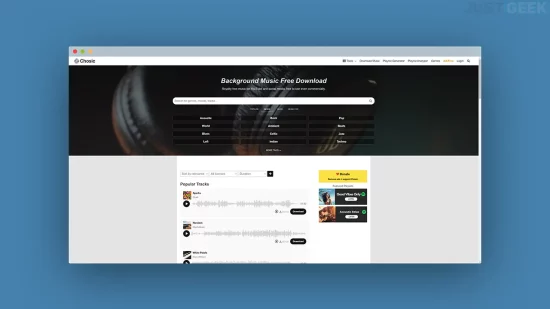 Chosic : télécharger gratuitement de la musique libre de droits