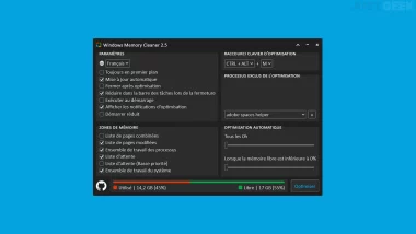 Optimiser la mémoire vive de son PC avec Windows Memory Cleaner