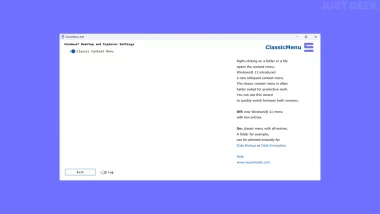 ClassicMenu : Restaurer le menu contextuel classique sur Windows 11