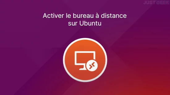 Bureau à distance Ubuntu