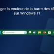 Changer la couleur de la barre des tâches sur Windows 11