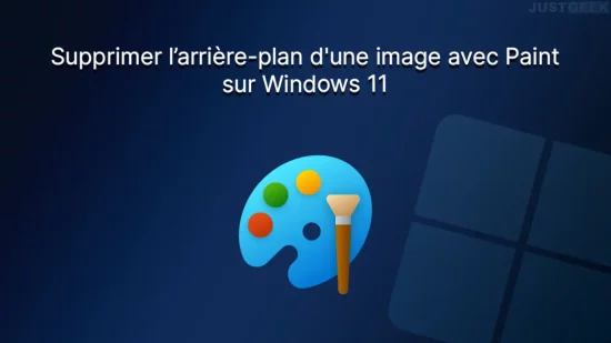 Supprimer l’arrière-plan d'une image avec Paint sur Windows 11