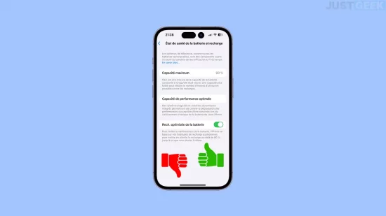 Vérifier l'état de santé de la batterie de votre iPhone