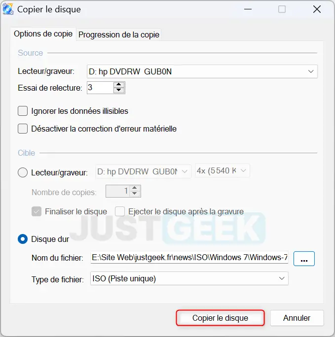 graver iso  Créer une image CD ou DVD avec CDBurnerXP