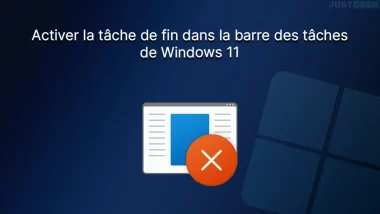 Activer la tâche de fin dans la barre des tâches de Windows 11