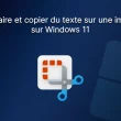 Copier du texte sur une image sur Windows 11