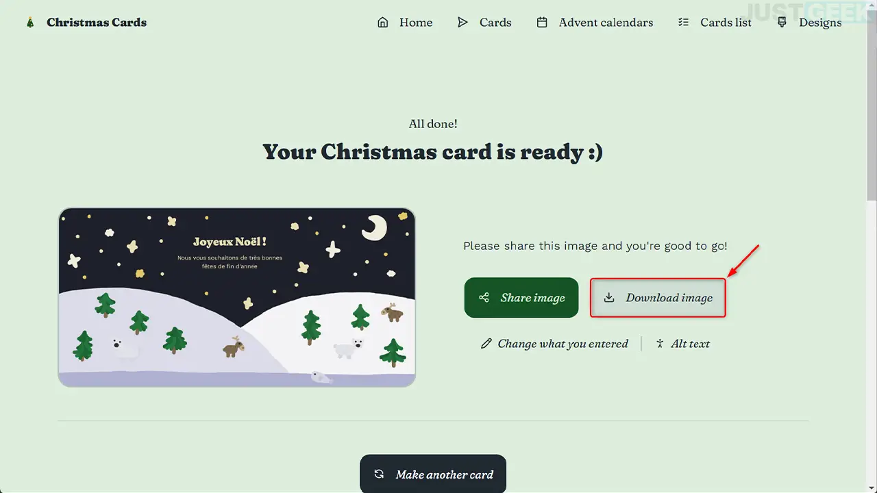 Télécharger gratuitement votre carte de vœux pour Noël
