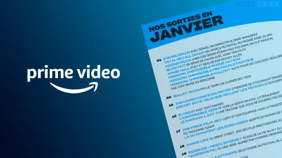 Prime Video Janvier 2024