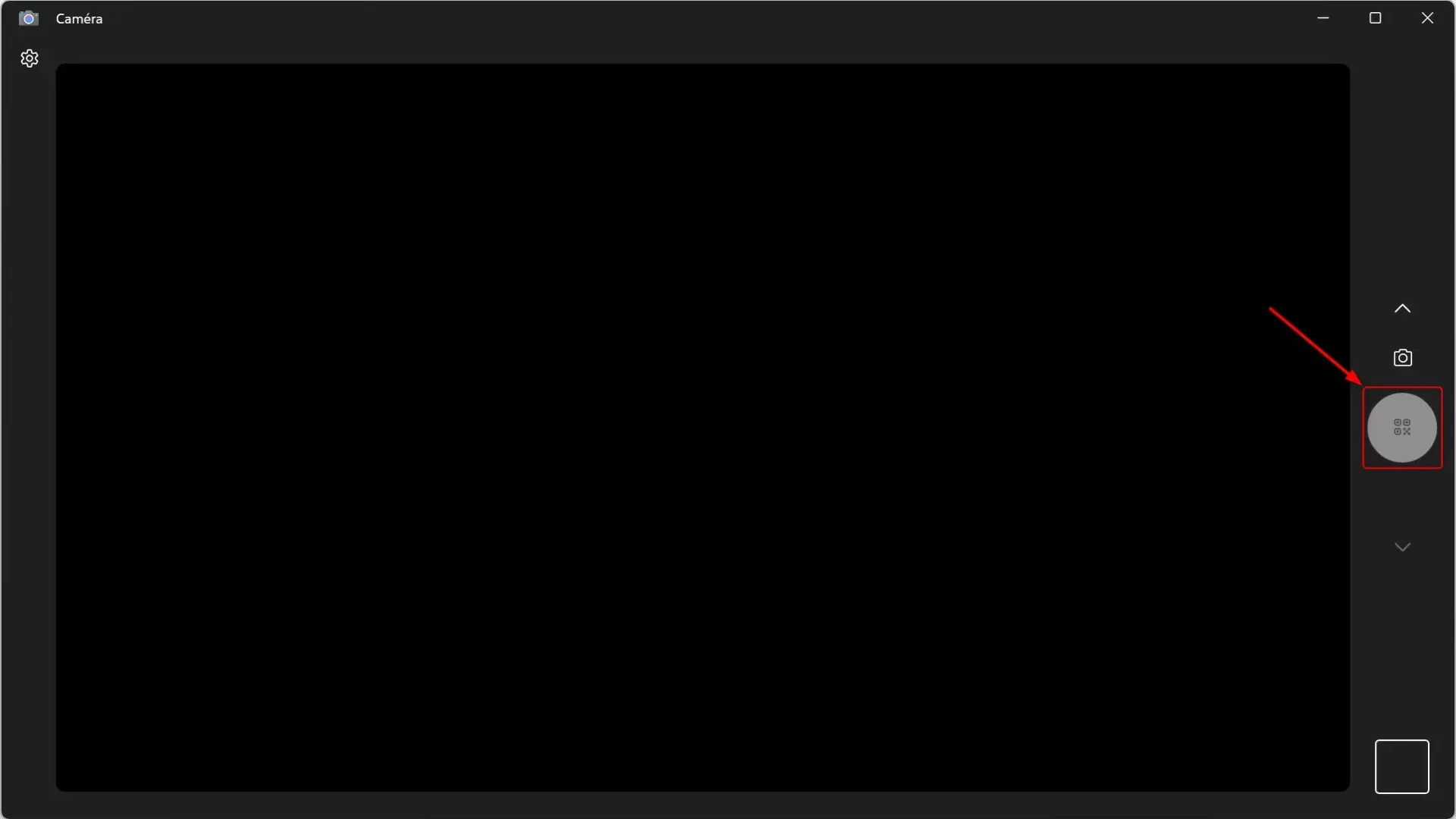 Scanner un QR Code avec l'application Caméra sur Windows 11