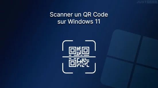 Scanner un QR Code sur Windows 11