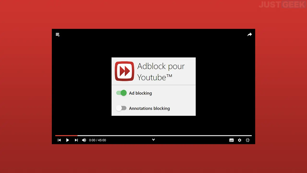 YouTube comment supprimer les publicités en un clic