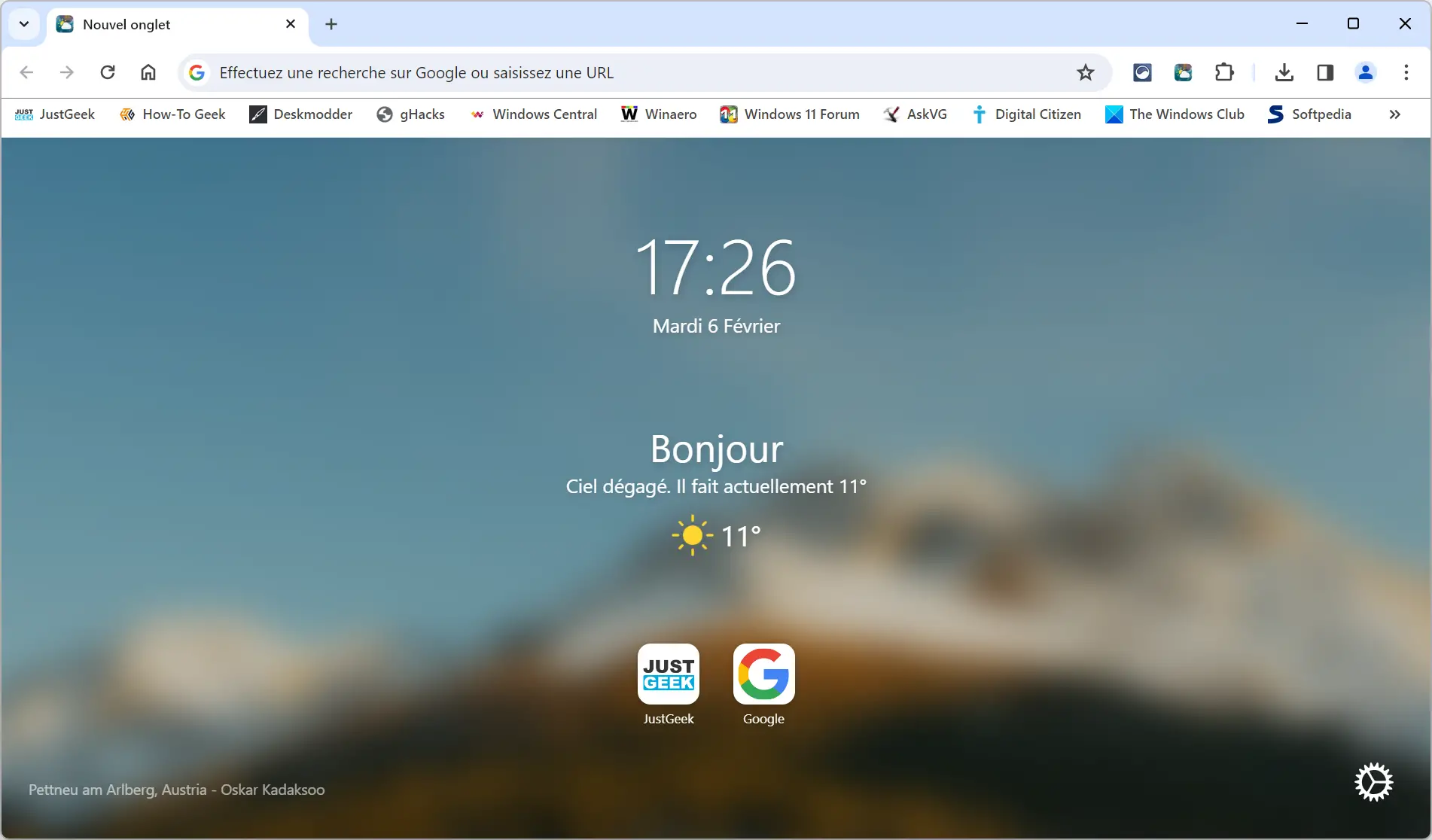 Bonjourr, une extension Chrome pour personnaliser votre page d’accueil
