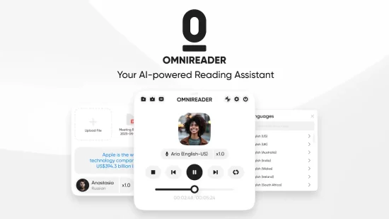 OmniReader, une extension de synthèse vocale disponible sur Chrome