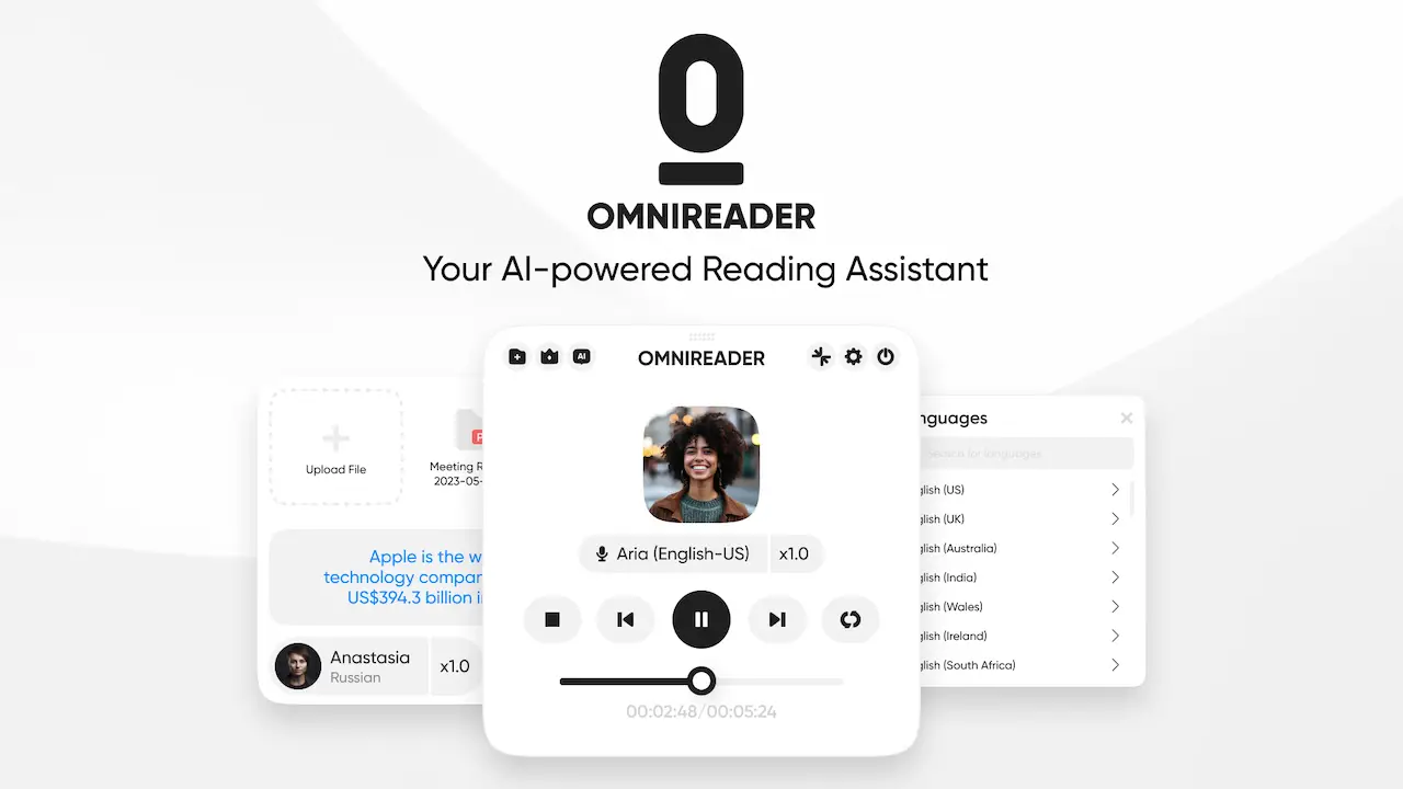 OmniReader, une extension de synthèse vocale disponible sur Chrome