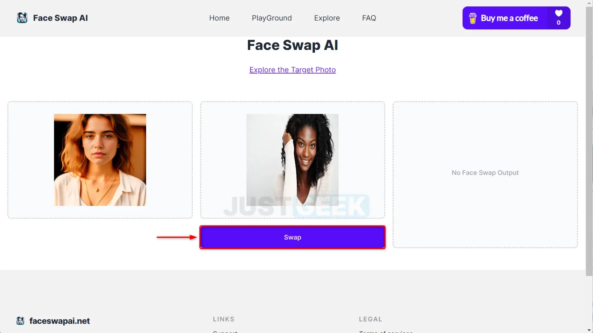 Changer le visage sur une photo avec Face Swap AI