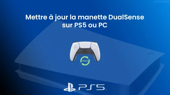 Mettre à jour la manette DualSense sur PS5 ou PC