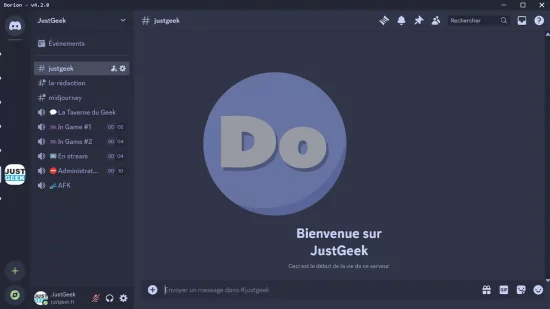 Dorian, un client Discord alternatif léger, rapide et personnalisable