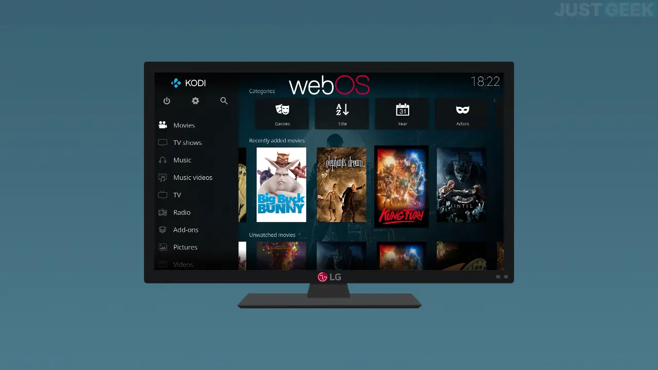 Kodi TV LG webOS