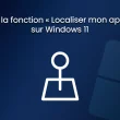 Activer « Localiser mon appareil » sur Windows 11