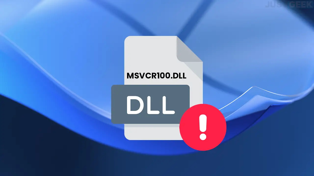MSVCR100.dll introuvable ? La solution en deux clics