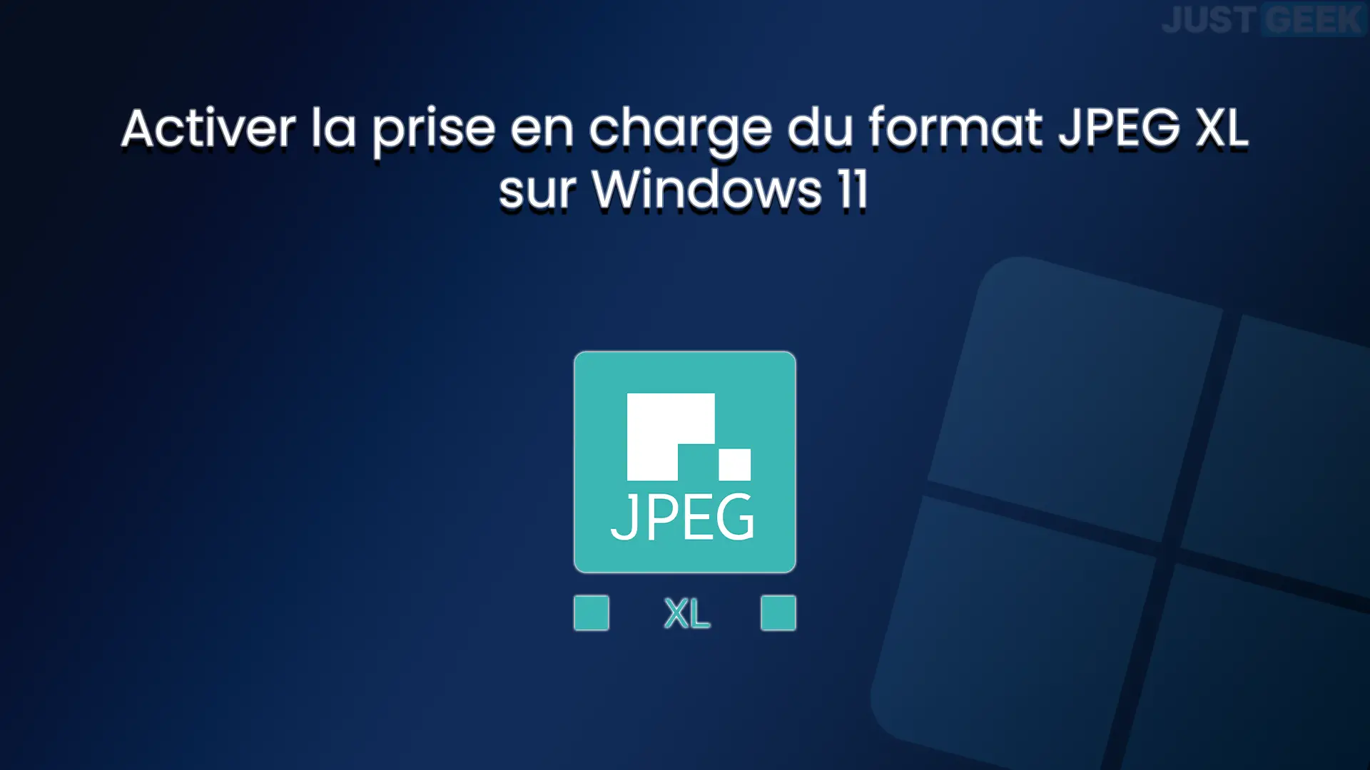 Activer la prise en charge du format JPEG XL sur Windows 11