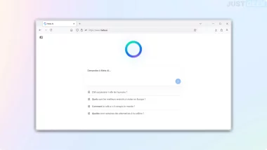 Capture d’écran de la version web de Meta AI en français avec des suggestions de questions affichées