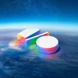 Logo Google I/O 2025 flottant dans l’espace, image officielle de la conférence