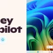 Interface de Windows 11 illustrant l’activation vocale avec la commande « Hey Copilot »