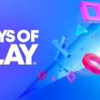 Visuel officiel Days of Play 2025 avec les symboles PlayStation sur fond bleu et violet