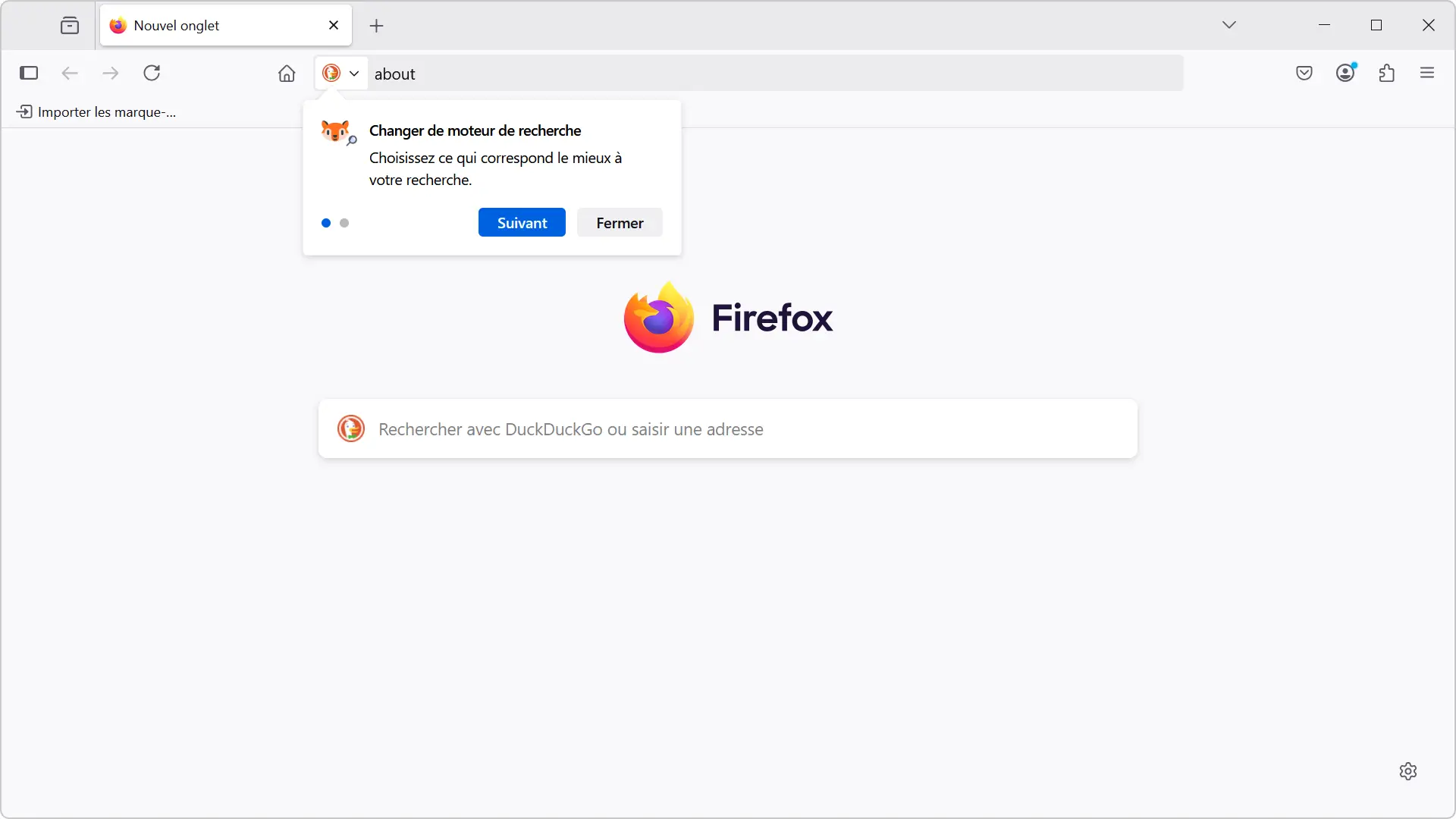 Guide Firefox pour changer de moteur de recherche dans la barre d’adresse