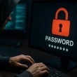 Hacker encapuchonné tentant de pirater un mot de passe sur un ordinateur