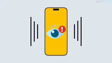 Illustration d’un smartphone avec un œil et une alerte, symbolisant la surveillance ou l’écoute potentielle via le micro du téléphone