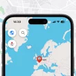 Carte GPS affichée sur smartphone avec données OpenStreetMap centrées sur l’Europe