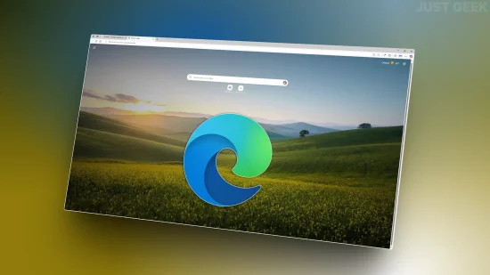 Capture d’écran du navigateur Microsoft Edge avec son nouveau logo, illustrant la mise à jour 137