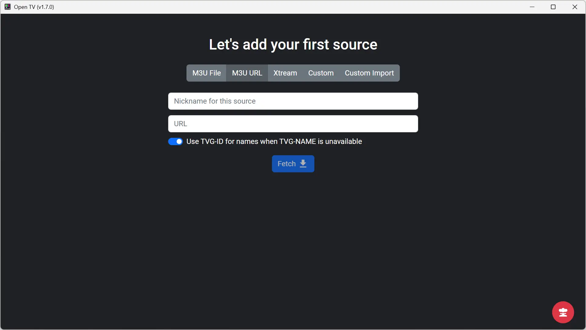 Ajout d’une playlist IPTV dans Open TV avec une URL M3U